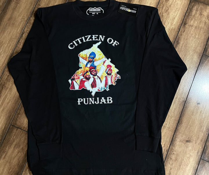 Citizen Of Punjab- Full Sleeve T-shirt