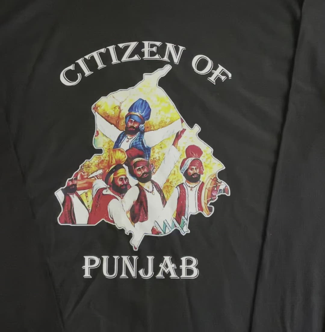 Citizen Of Punjab- Full Sleeve T-shirt