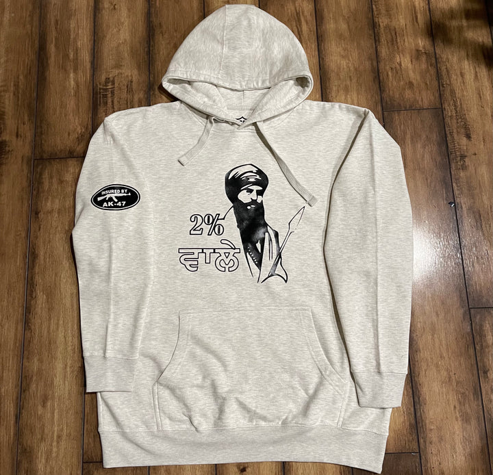 2% Wale Hoodie