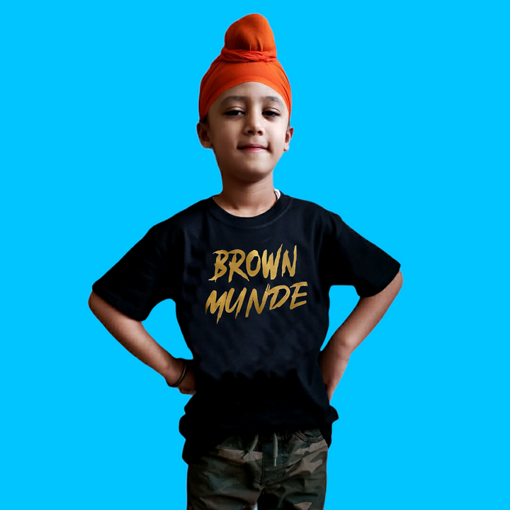 Brown Munde Kids T-shirt